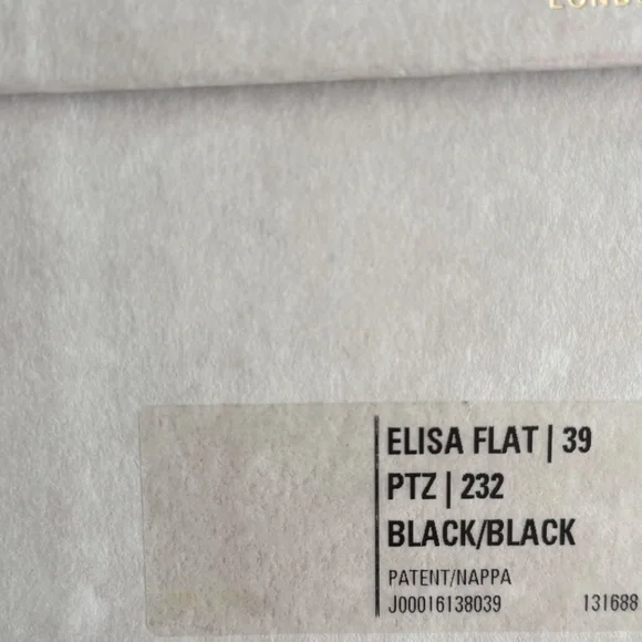 Jimmy Choo Black Elisa flat - Picture 4 of 4